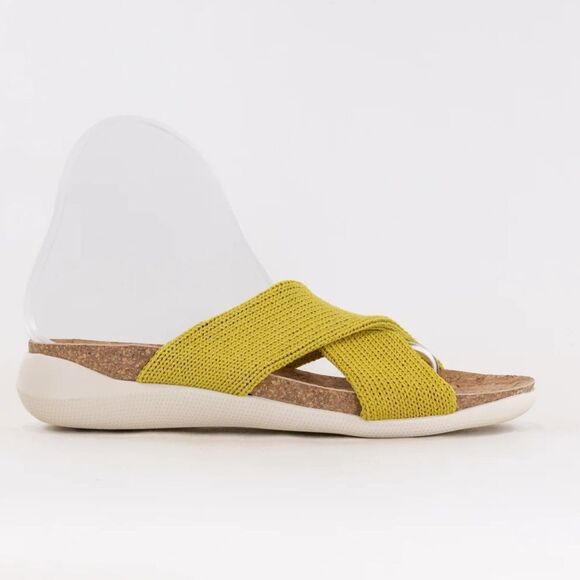 ARCOPEDICO Women’s Pantanal H80 Knit Slides in the Size 40/9 US in Mustard Color - Picture 11 of 15